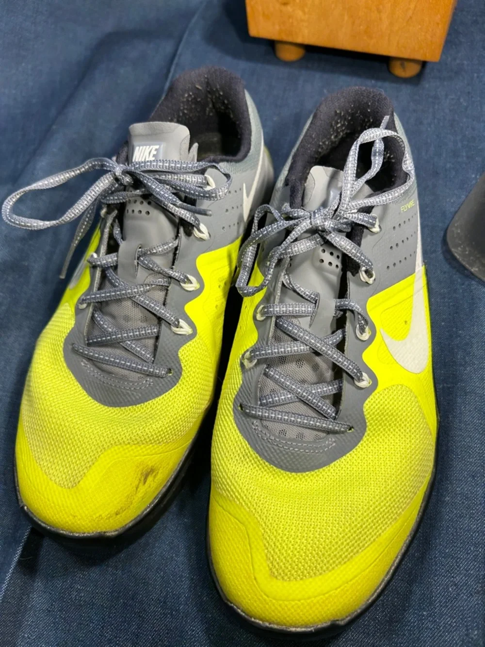 Nike Flywire athletic shoes